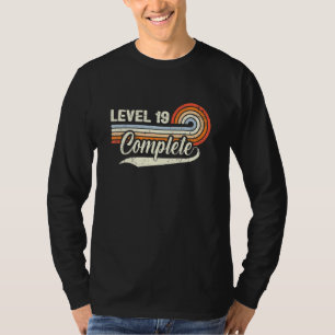 Stufe 19 Vollständiger 19. Hochzeitstag für ihn T-Shirt