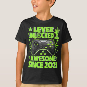 Stufe 1 Entsperrtes Phantastisches 2021-Videospiel T-Shirt