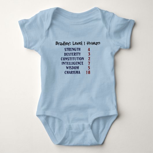 Stufe 1 Personalisiert Baby Strampler (Vorderseite)