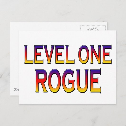 Stufe 1 postkarte (Vorne/Hinten)