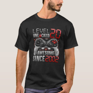 Stufe 20 Phantastisch seit 2002 20. Geburtstag T-Shirt