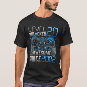 Stufe 20 Phantastisch seit 2002 20. Geburtstag T-Shirt