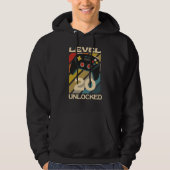 Stufe 20 Ungesperrtes Funny Gaming Hoodie (Vorderseite)