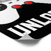 Stufe 20 Unverschlossenes Sonniges 20. Hochzeitsta Poster (Ecke)