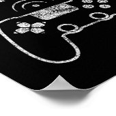 Stufe 20 Vollständige Frauen zum 20. Hochzeitstag Poster (Ecke)