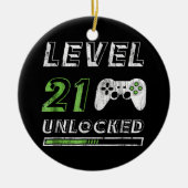 Stufe 21 Entsperrte Keramik Keramik Ornament (Vorne)