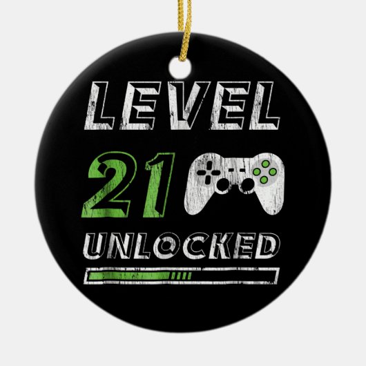 Stufe 21 Entsperrte Keramik Ornament (Vorne)