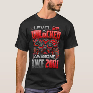Stufe 22 Phantastisch seit 2001 22. Geburtstag T-Shirt