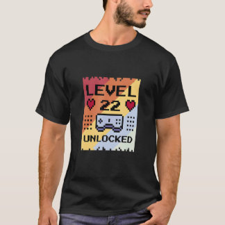 Stufe 22 Unverschlossenes 22. Geburtstagsspiel T-Shirt