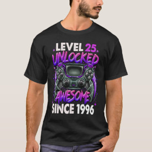 Stufe 25 Phantastisch seit 1996 25. Geburtstag T-Shirt