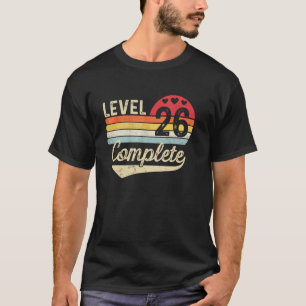 Stufe 26 Vollendet 26. Hochzeitstag 26 Jahr T-Shirt