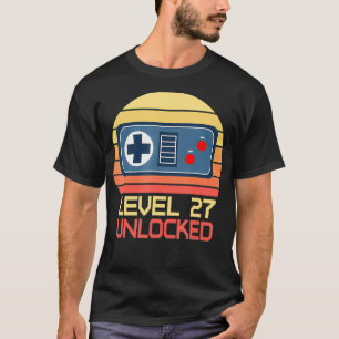 Stufe 27 Unverschlossenes 27. Geburtstagsgeschenk T-Shirt