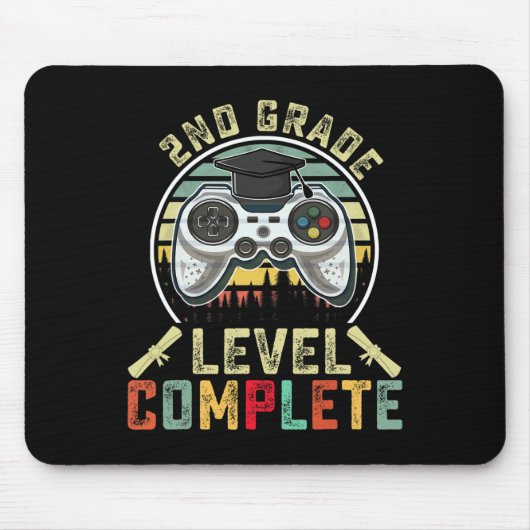 Stufe 2 Abschluss Gamer 2. Stufe Mousepad (Vorne)