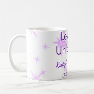 Stufe 2 Entsperrt Hinzufügen des Datums des Geburt Kaffeetasse
