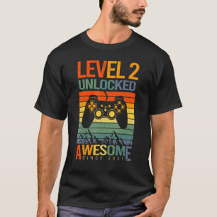 Stufe 2 Phantastisch seit 2021 2. Geburtstag G T-Shirt
