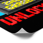 Stufe 2: Unabgeschlossen bis Schulbeginn Poster (Ecke)