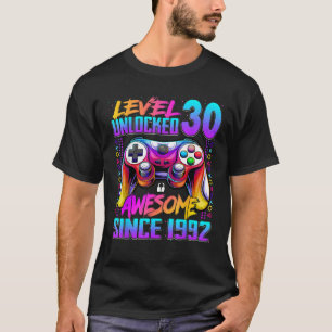 Stufe 30 Phantastisch seit 1992 30. Geburtstag T-Shirt
