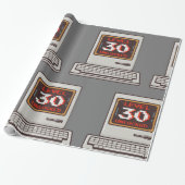 Stufe 30 Unverschlossen Geschenkpapier (Ungerollt)