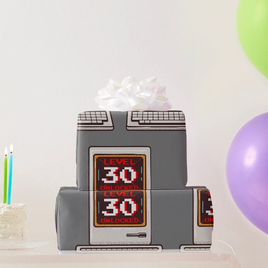 Stufe 30 Unverschlossen Geschenkpapier