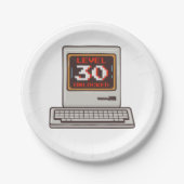 Stufe 30 Unverschlossen Pappteller (Vorderseite)