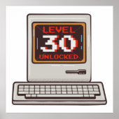 Stufe 30 Unverschlossen Poster (Vorne)