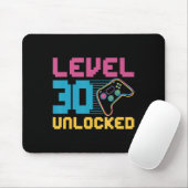 Stufe 30 unverschlossenes Gaming Geburtstag Mousepad (Mit Mouse)