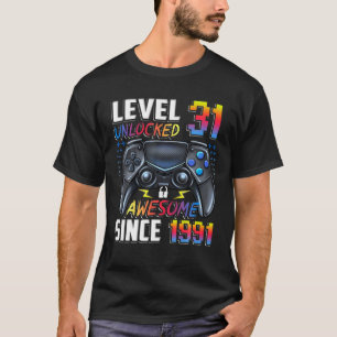 Stufe 31 Phantastisch seit 1991 31. Geburtstag T-Shirt