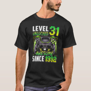 Stufe 31 Phantastisch seit 1992 31. Geburtstag T-Shirt