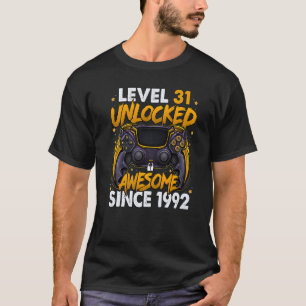 Stufe 31 Phantastisch seit 1992 31. Geburtstag T-Shirt