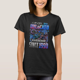 Stufe 33 Phantastisch seit 1990 33. Geburtstag T-Shirt