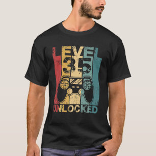 Stufe 35 Unverriegeltes Phantastisches Videospiel  T-Shirt