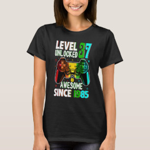 Stufe 37 Phantastisch seit 1985 37. Geburtstag T-Shirt