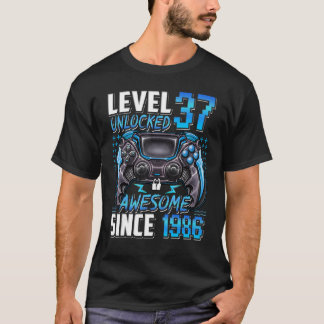Stufe 37 Phantastisch seit 1986 37. Geburtstag T-Shirt