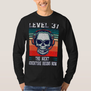 Stufe 37 Unverschlossen Nächster 37. Geburtstag Ga T-Shirt