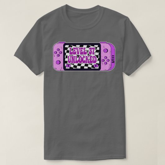 Stufe 37 Unverschlossen T-Shirt (Design vorne)