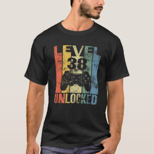 Stufe 38 Unverschlossenes 38. Geburtstagsgeschenk T-Shirt