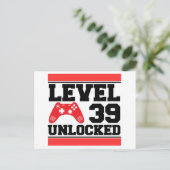 Stufe 39 Unverschlossen Postkarte (Stehend Vorderseite)