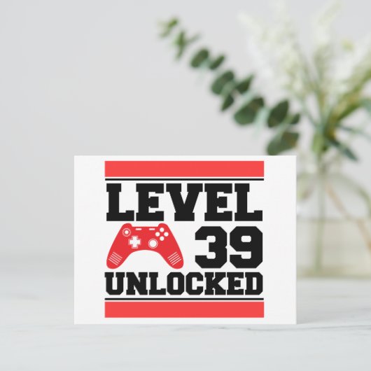 Stufe 39 Unverschlossen Postkarte (Stehend Vorderseite)