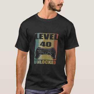 Stufe 40 Phantastisch seit 1984 40 Geburtstag T-Shirt