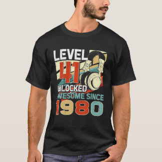 Stufe 41 Phantastisch seit 1980 41. Geburtstag T-Shirt