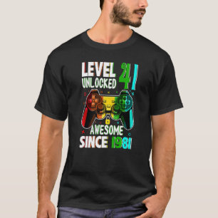 Stufe 41 Phantastisch seit 1981 41. Geburtstag T-Shirt