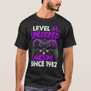 Stufe 41 Phantastisch seit 1982 41. Geburtstag T-Shirt