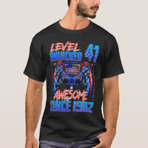 Stufe 41 Phantastisch seit 1982 41. Geburtstag T-Shirt