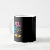 Stufe 42 unverschlossenes Gaming Geburtstag Kaffeetasse (Vorderseite Links)