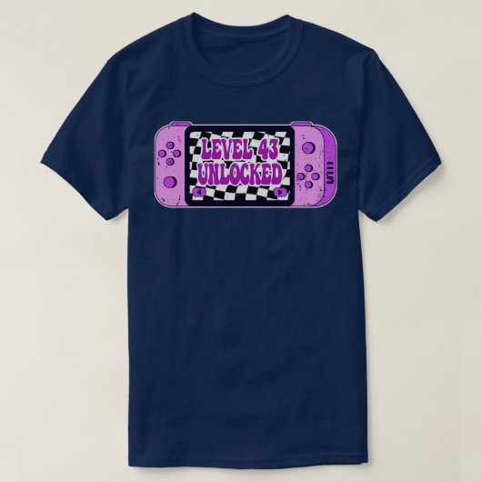 Stufe 43 Unverschlossen T-Shirt (Design vorne)
