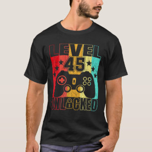 Stufe 45 Unverschlossene 45-jährige Männer 45. 45  T-Shirt