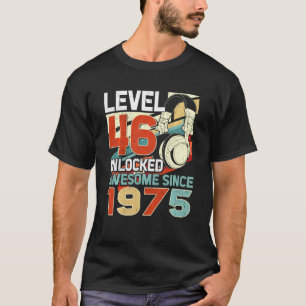 Stufe 46 Phantastisch seit 1975 46. Geburtstag T-Shirt