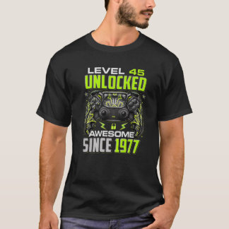 Stufe 46 Phantastisch seit 1976 46. Geburtstag T-Shirt