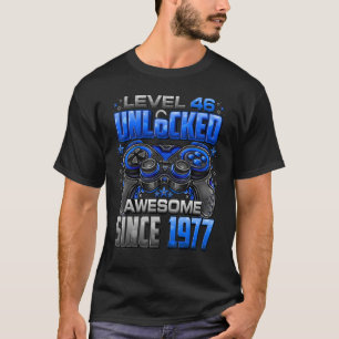 Stufe 46 Phantastisch seit 1977 46. Geburtstag T-Shirt