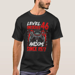 Stufe 46 Phantastisch seit 1977 46. Geburtstag T-Shirt